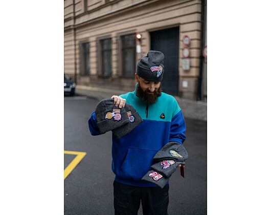 Mütze Mitchell & Ness XL LOGO PATCH KNIT HWC Philadelphia 76Ers Black