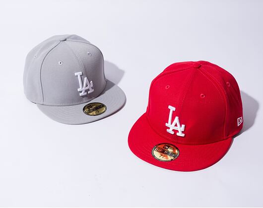 Kappe New Era - MLB Basic 59FIFTY - LA Dodgers - Scarlet / White
