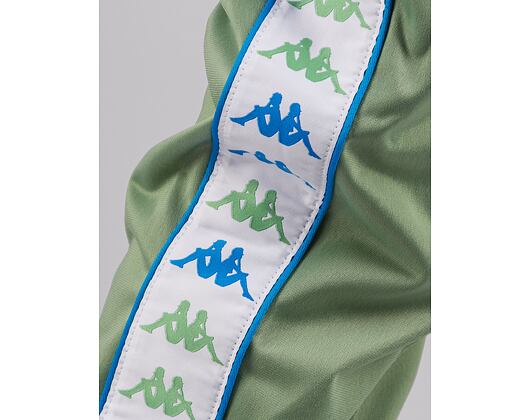 Trainerhose Kappa 222 BANDA RASTORIAI SLIM Green Dusty-White-Blue Smurf