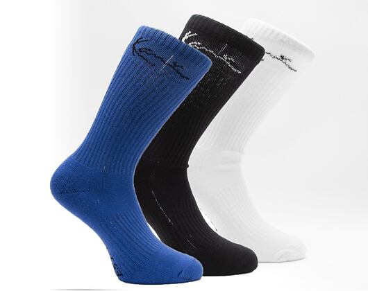 Socken Karl Kani Signature 3-Pack Socks blue/white/black