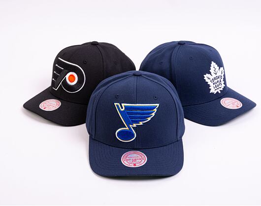 Kappe Mitchell & Ness NHL Team Ground 2.0 Pro Snapback St. Louis Blues Blau