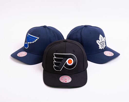 Kappe Mitchell & Ness NHL Team Ground 2.0 Pro Snapback Philadelphia Flyers Black
