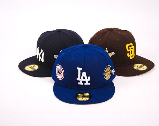 Kappe New Era 59FIFTY MLB Coops Multi Patch - LA Dodgers - Team Color / White