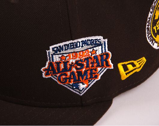 Kappe New Era 59FIFTY MLB Coops Multi Patch San Diego Padres Team Color / Gold