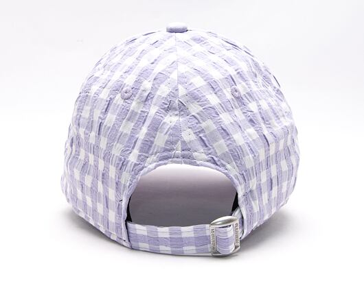 Damen Kappe New Era 9TWENTY MLB Womens Gingham  - NY Yankees - Pastel Lilac / White