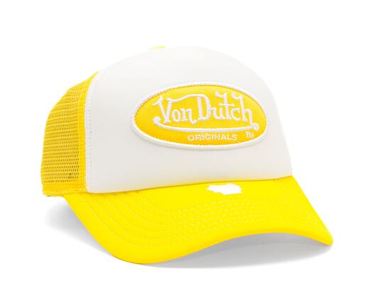Kappe Von Dutch Trucker Tampa Foam White/Yellow
