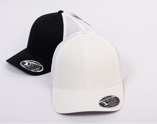 Kappe Yupoong Flexfit 110 Mesh Cap 2-Tone Black / White
