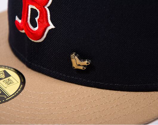 Kappe New Era 59FIFTY MLB "Varsity Pin & Sidepatch" Boston Red Sox