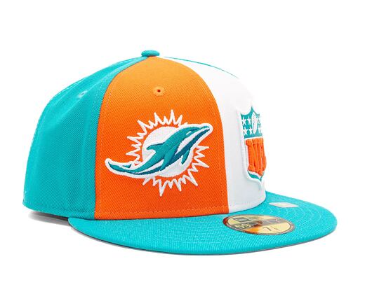 Kappe New Era 59FIFTY NFL Sideline 23 Miami Dolphins Team Colors