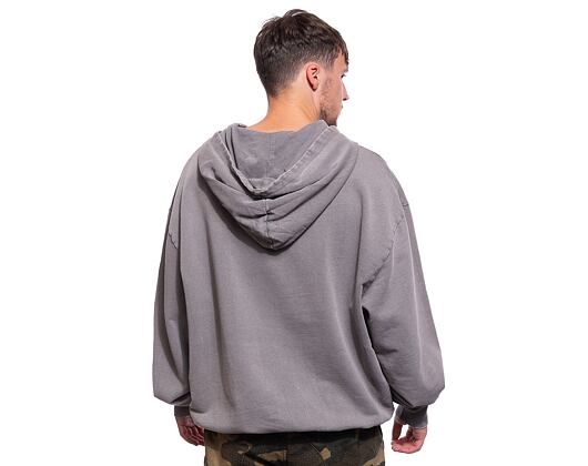Pullover Brandit Acid Washed Oversized Hoody Asphalt