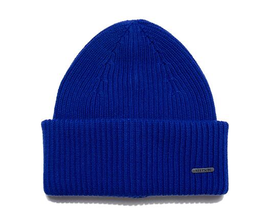 Mütze Stetson Beanie Merino Royal Blue