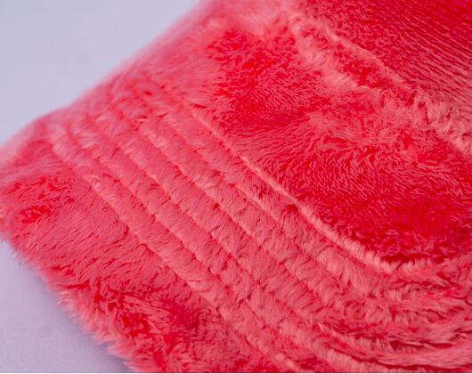 Kappe Reflection Luxury Fuzzy Trucker - Koralle Pink / Weiß