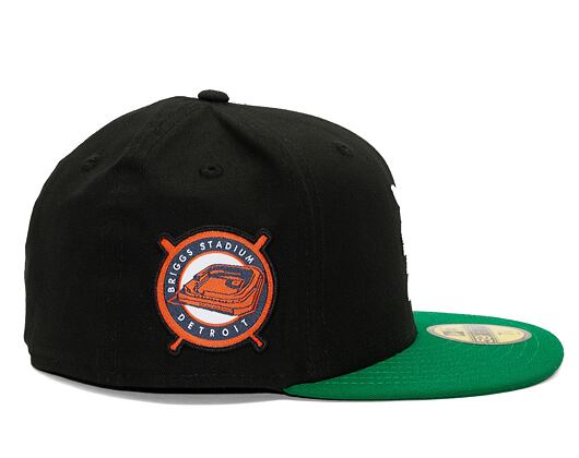 Kappe New Era 59FIFTY MLB Team Color Detroit Tigers Cooperstown Black / White / Kelly Green