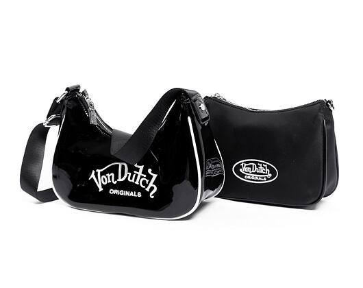 Handtasche Von Dutch Amy Baguette Imi Patent Black