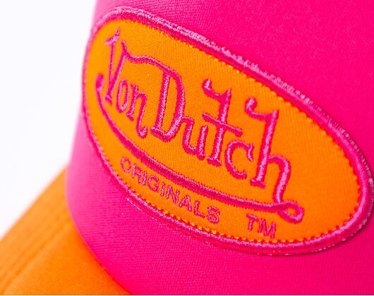 Kappe Von Dutch Trucker Tampa - Trucker Foam - Polyester Foam - Pink/Orange