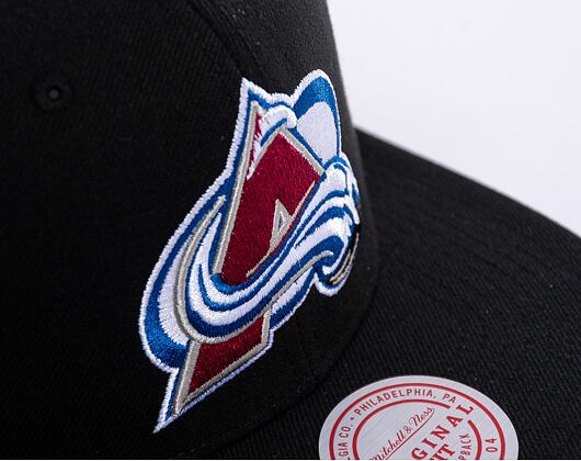 Kappe Mitchell & Ness NHL Top Spot Snapback Colorado Avalanche Black