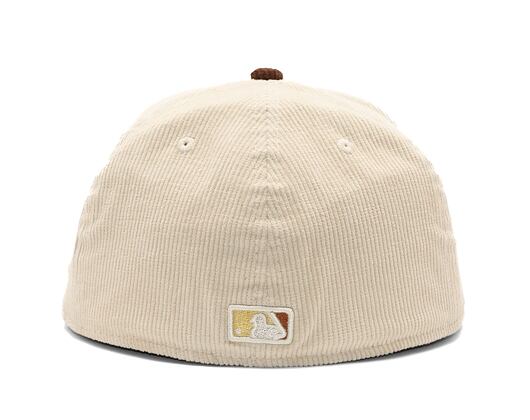 Kappe New Era 59FIFTY MLB Cord Los Angeles Dodgers Stein / Karamellbraun / Ananas