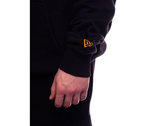 Pullover New Era Script Logo Oversized Hoody - Black / Metallic Gold