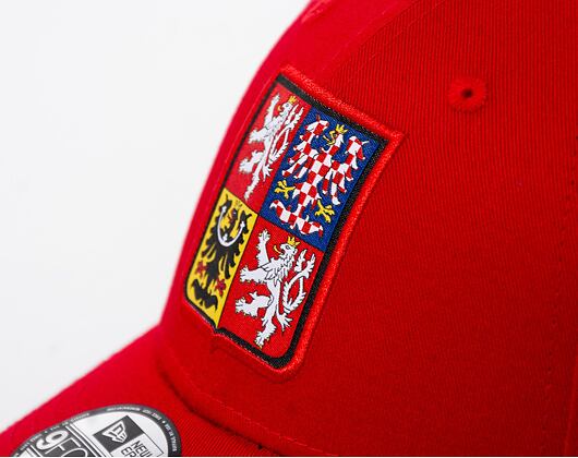 Kinder Kappe New Era 9FORTY Kids National Team - Czech Republic Scarlet