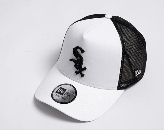 Kappe New Era 9FORTY A-Frame Trucker MLB League Essential Chicago White Sox - White / Black