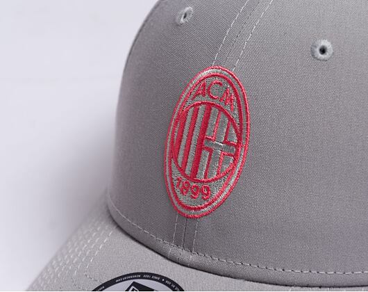 Kappe New Era 9FORTY Seasonal Pop AC Milan - Grey / Lava Red