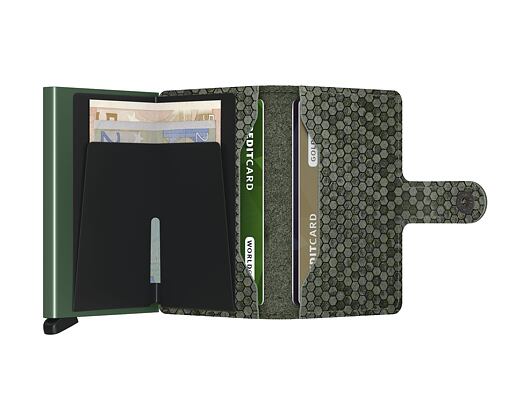Geldbörse Secrid Miniwallet Hexagon Green