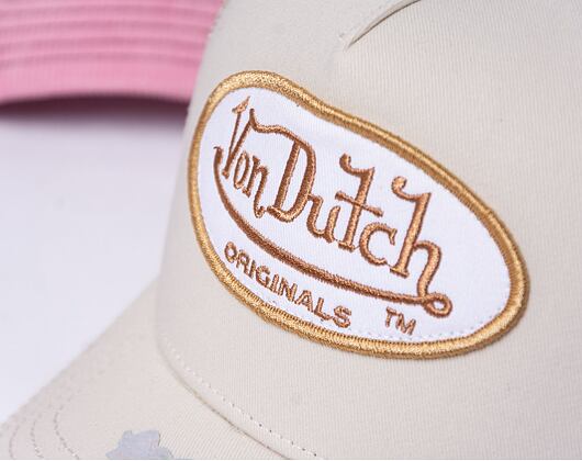 Kappe Von Dutch Boston Trucker Cream/White