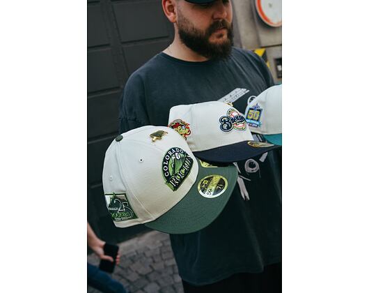Kappe New Era 59FIFTY Low Profile "Melted Cream" Pin - Colorado Rockies - Cream