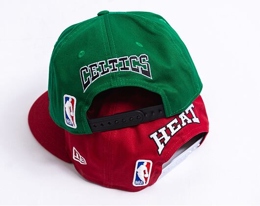 Kappe New Era 9FIFTY NBA Rear Logo Miami Heat - Red