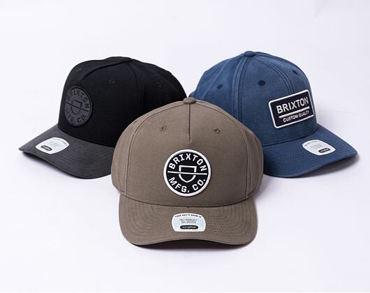 Kappe Brixton Crest C MP Snapback - Cinder Grey