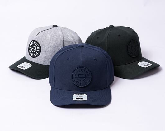 Kappe Brixton Crest C MP Snapback - Washed Navy/Washed Navy