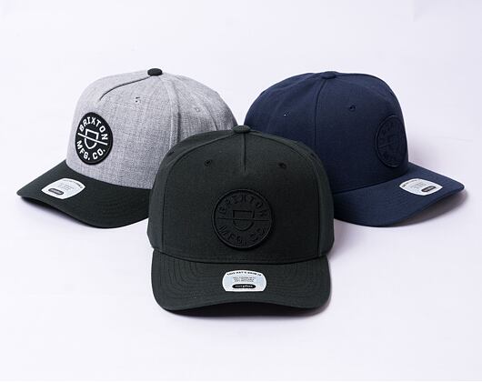 Kappe Brixton Crest C MP Snapback - Pigment Black