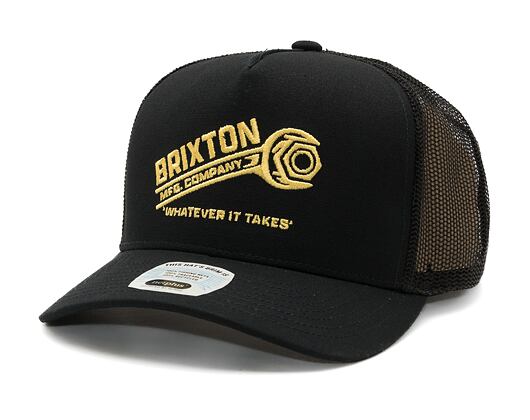 Kappe Brixton Wrench C Np MP Trucker Hat - Black/Black