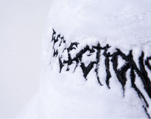 Kappe Reflection Luxury Fuzzy Trucker - Weiß / Schwarz