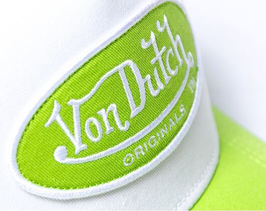 Kappe Von Dutch Trucker Boston - White/Green