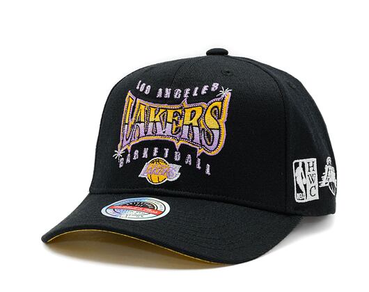 Kappe Mitchell & Ness - NBA Glow Up Classic Red - LA Lakers - Black