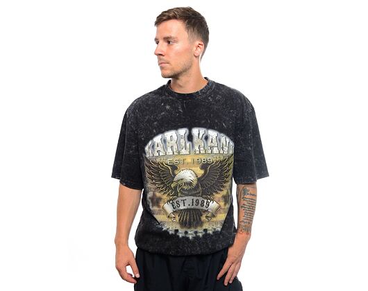 T-Shirt Karl Kani Signature Washed Eagle Tee Black
