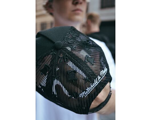 Kappe Mitchell & Ness - NBA Monogram Trucker Hwc Philadelphia 76Ers Black