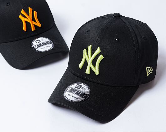 Kappe New Era - 9FORTY League Essential - NY Yankees - Black / Neon Yellow
