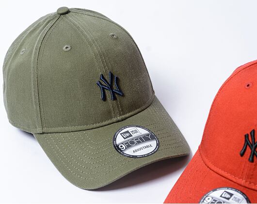 Kappe New Era - 9FORTY Summer Washed - NY Yankees - Olive / Teal