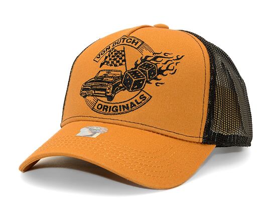 Kappe Von Dutch Tampa Trucker Cotton Twill Camel/Black