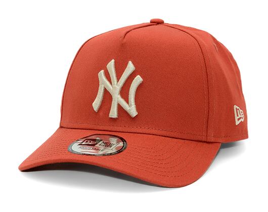 Kappe New Era - 9FORTY A-Frame League Essential - NY Yankees - Rust / Stone