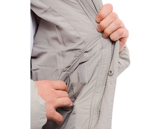 Jacke Karl Kani Small Signature Puffer Jacket light grey