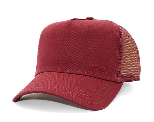Kappe Stetson Trucker Cap Cotton Rot