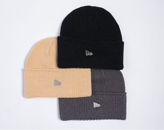Mütze New Era - Medium Knit Wide Cuff Beanie - Black