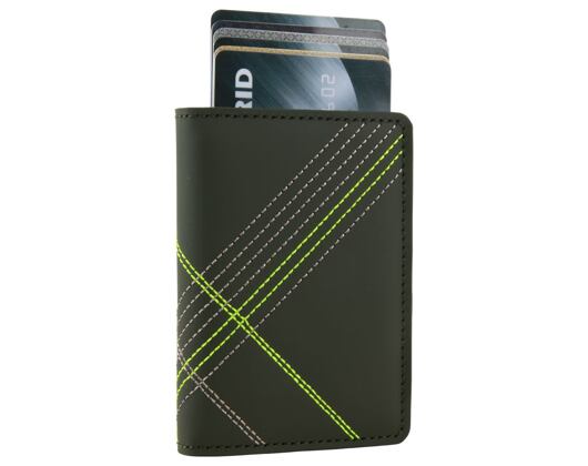 Geldbörse Secrid Slimwallet Stitched Lime