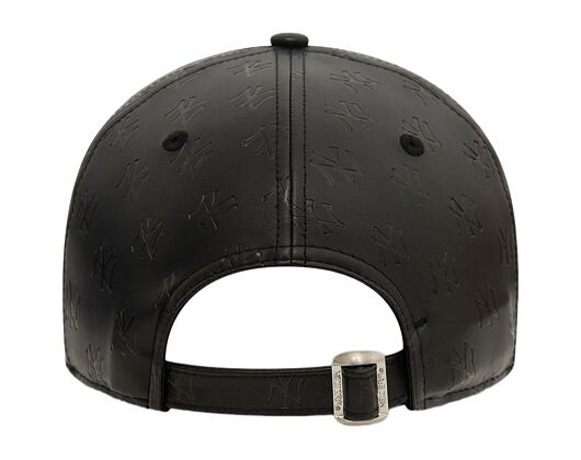 Kappe New Era - 9FORTY Faux Leather Monogram - NY Yankees - Black