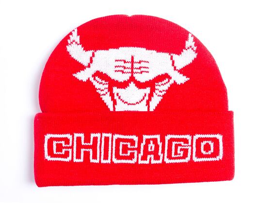 Mütze Mitchell & Ness - K.O. Knit Hwc - Chicago Bulls - Red