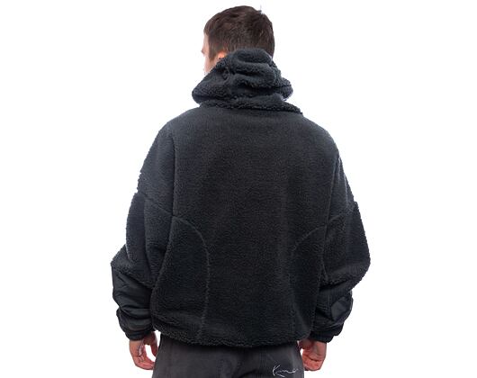 Pullover Karl Kani Metal Signature Teddy Hoodie black