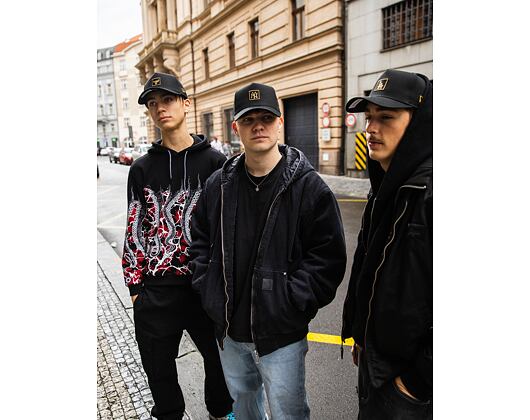 Kappe New Era - 9FORTY A-Frame MLB Metallic Patch - NY Yankees - Black / Gold